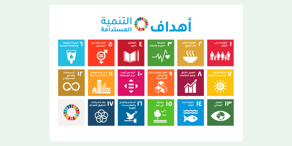 أهداف التنمية المستدامة السبعة عشر للأمم المتحدة